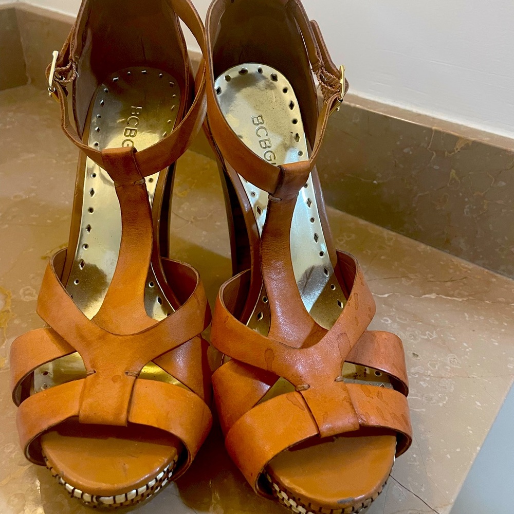 BCBG Girls Platform Open toed Heels